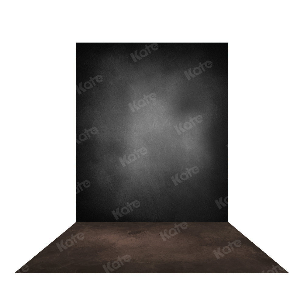 Kate Dunkel Schwarz Textur Hintergrund für Fotografie + Abstrakte dunkelbraune Beschaffenheits Gummibodenmatte - Kate Backdrop.de
