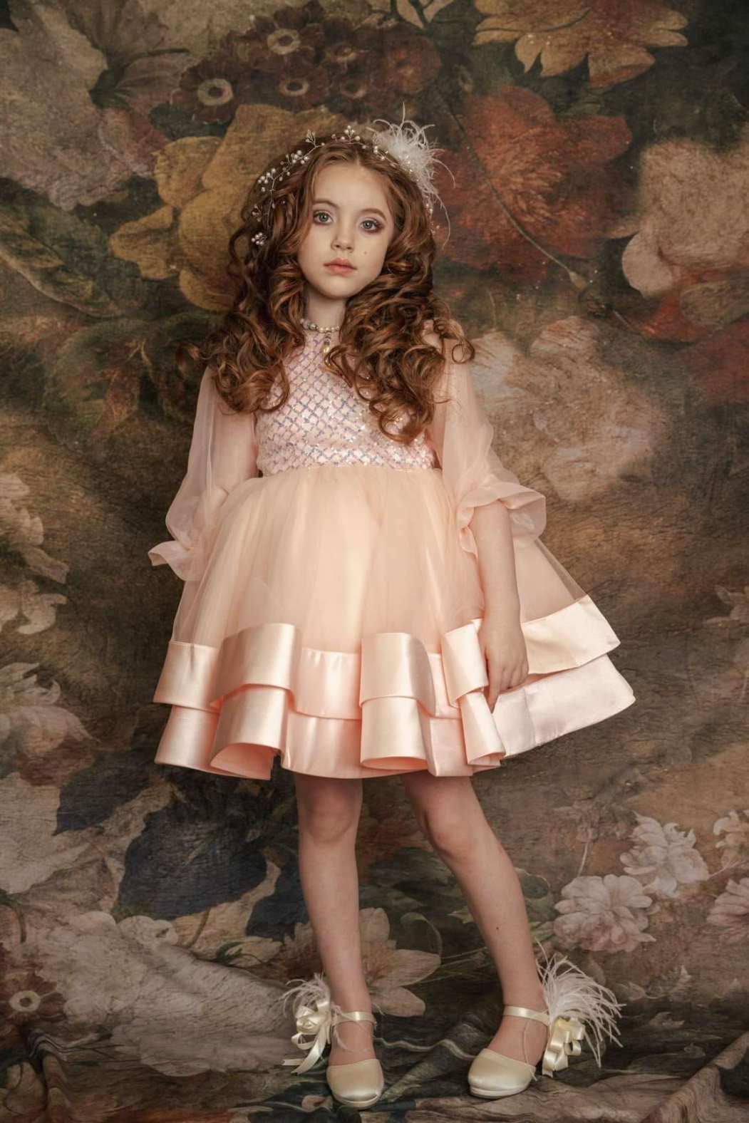 Kate Fine Art Retro Blumenhintergrund für Fotografie - Kate Backdrop.de