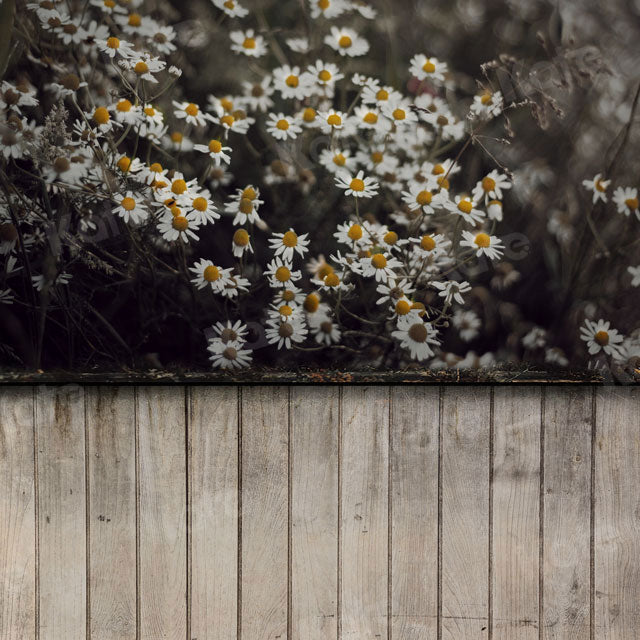 Kate Kombibackdrop Boho Sommer Blumen Holz Hintergrund