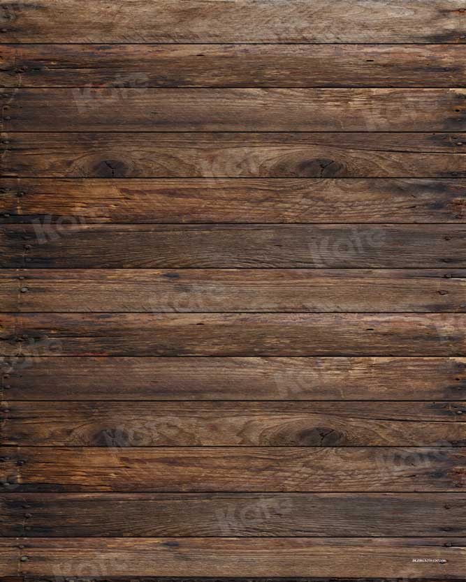 Kate Retro Holz braune Gummimatte Bodenmatte Neugeborenes - Kate Backdrop.de