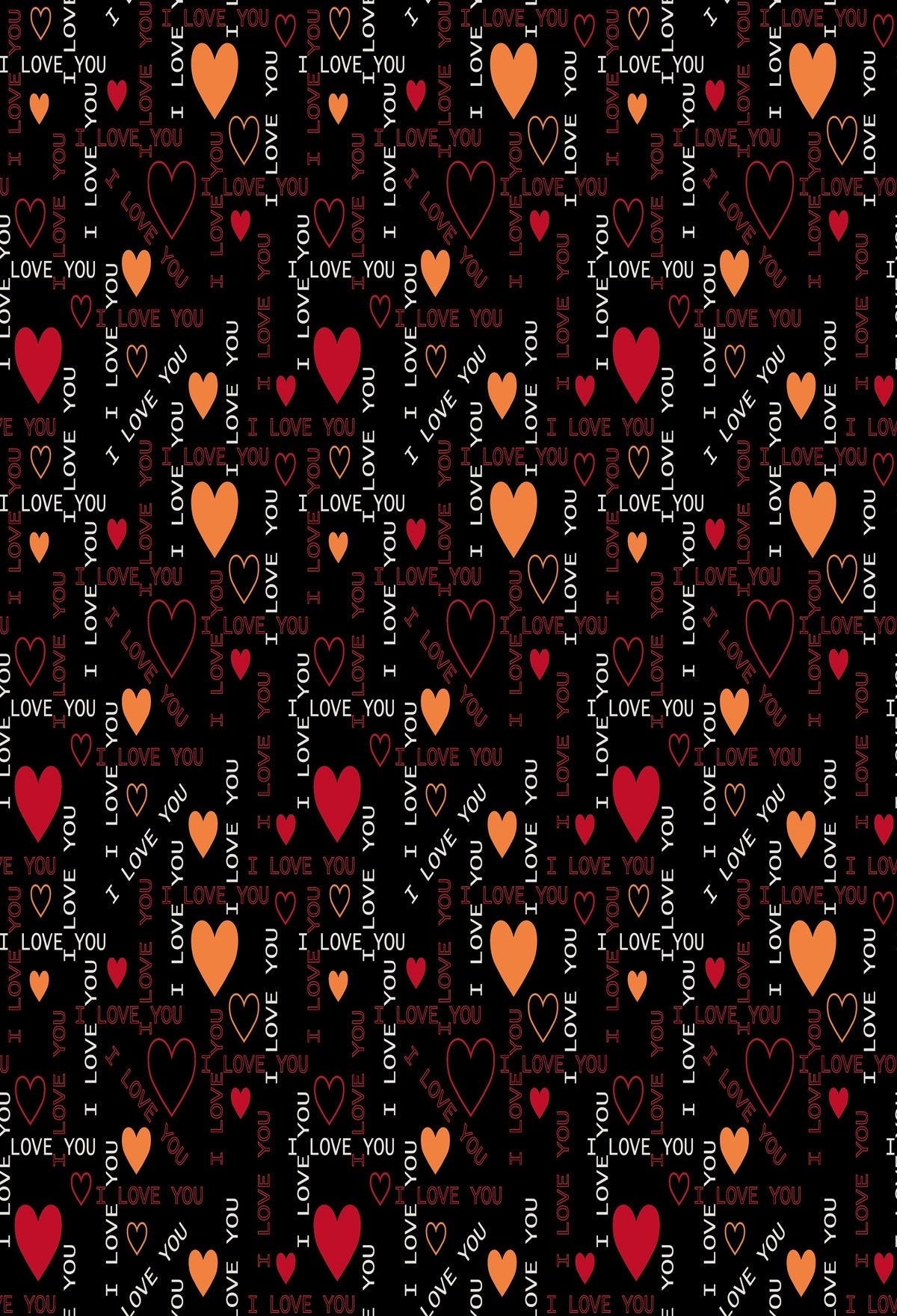 Katebackdrop:Kate Valentine's Day Black Love heart backdrop