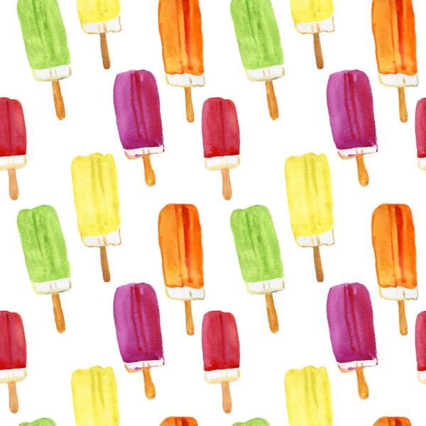 Kate Bunter Eiscreme-Hintergrund für Fotografie-Sommerferien-Kinder - Kate Backdrop.de