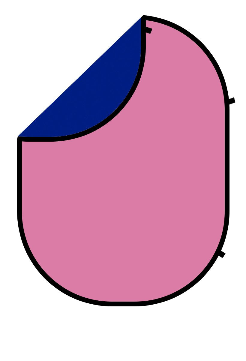 Kate einfarbig blau / rosa Falthintergrund Fotografie 1.5 x 2 m - Kate Backdrop.de