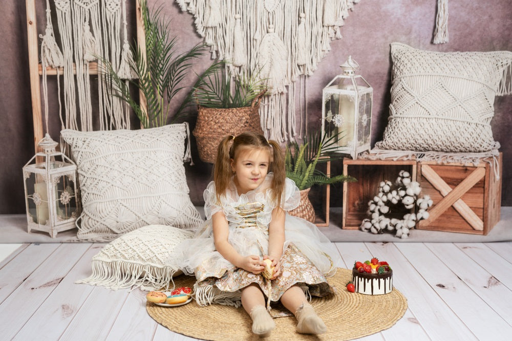 Kate Sommer / Muttertag Boho Wandteppich Hintergrund von Emetselch - Kate Backdrop.de