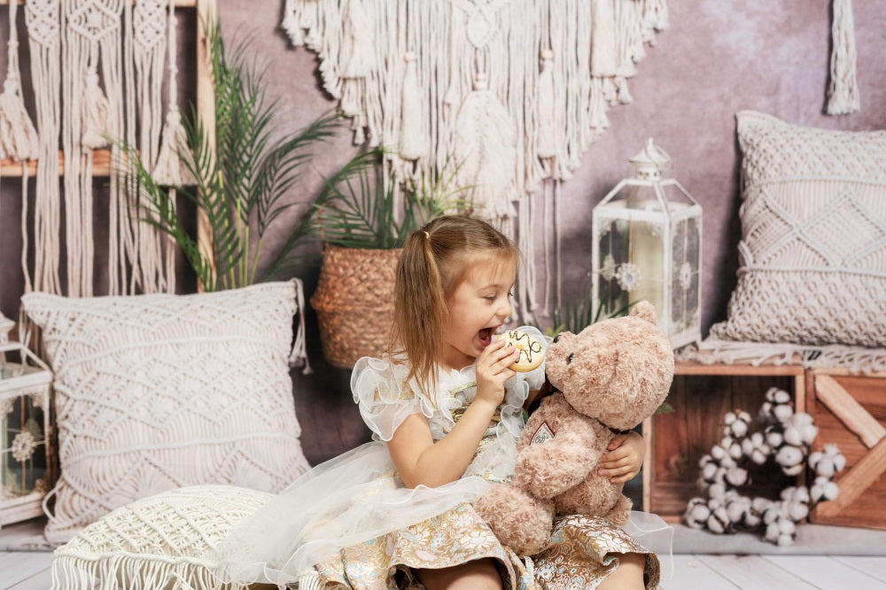 Kate Sommer / Muttertag Boho Wandteppich Hintergrund von Emetselch - Kate Backdrop.de