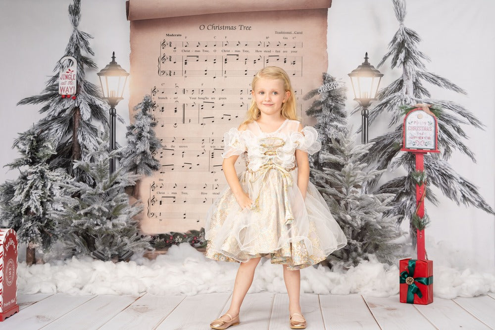 Kate Weihnachten Hintergrund Lied Schnee von Uta Mueller Photography