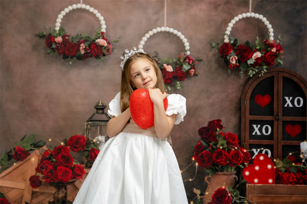 Kate Valentinstag Hintergrund Vintage Rose von Emetselch