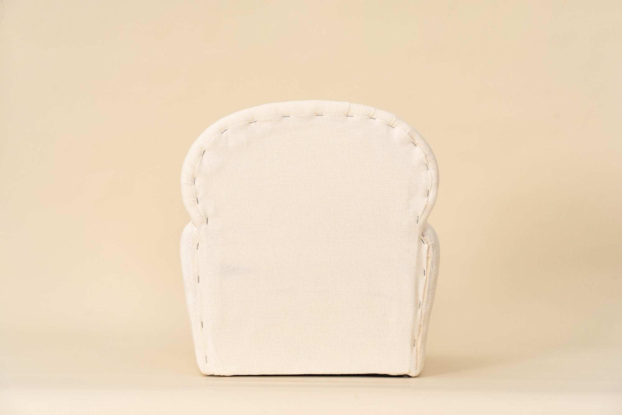Kate Stoff Beige Mini Sofa mit Niete Neugeborenen Requisiten für die Fotografie - Kate Backdrop.de