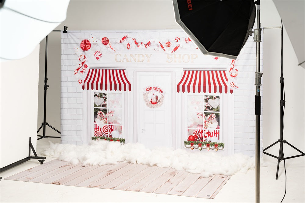 Kate Weihnachten Süssigkeit Hintergrund für die Fotografie - Kate Backdrop.de