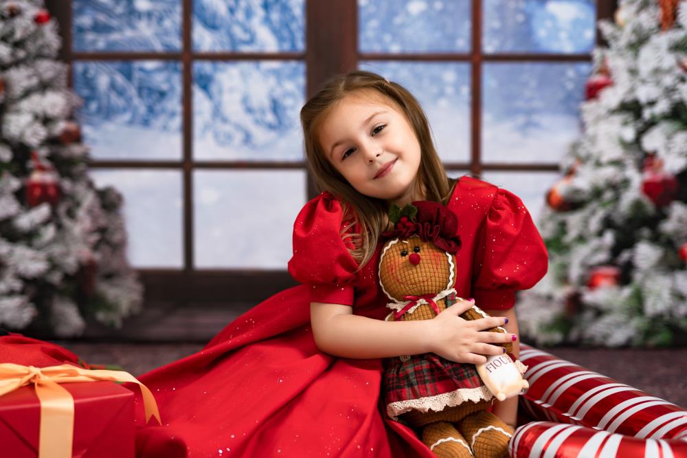 Kate Weihnachten Winter Schnee Fenster Hintergrund von Chain Photography - Kate Backdrop.de