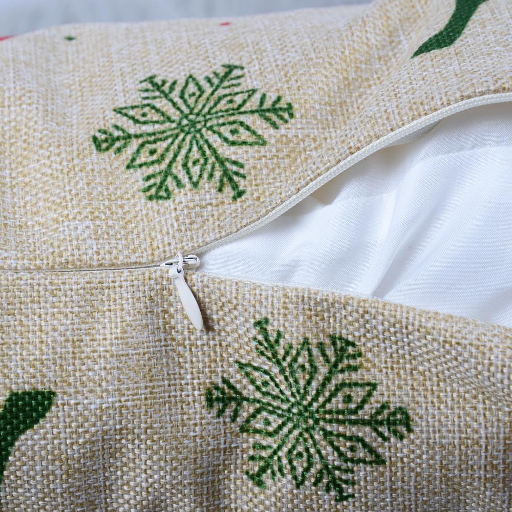 Katebackdrop:Pillow Cases Christmas deer for home decoration Set of 4 (No Pillow)
