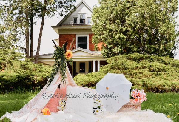 Kate Tagträumer-Picknick-Hintergrund für Fotografie Entworfen von Keerstan Jessop - Kate Backdrop.de