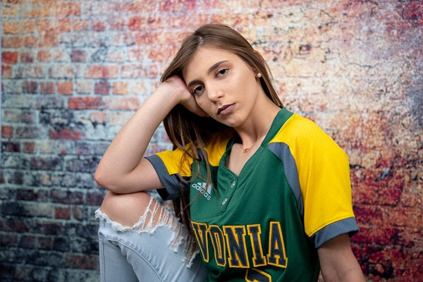 Kate Retro Farb Backstein-Fotografiehintergrund - Kate Backdrop.de