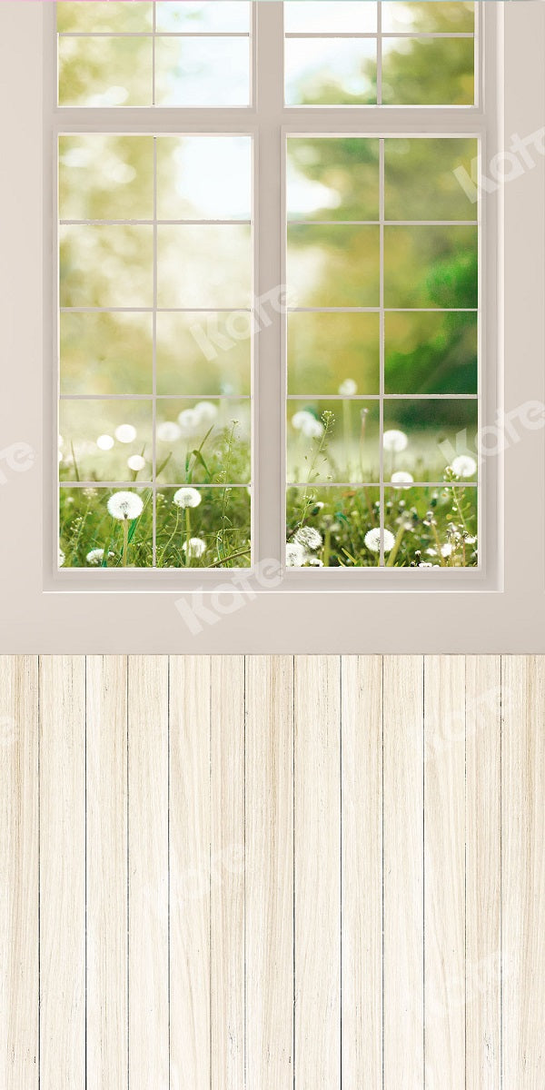 Kate Kombibackdrop Frühling Holz Fenster Hintergrund - Kate Backdrop.de