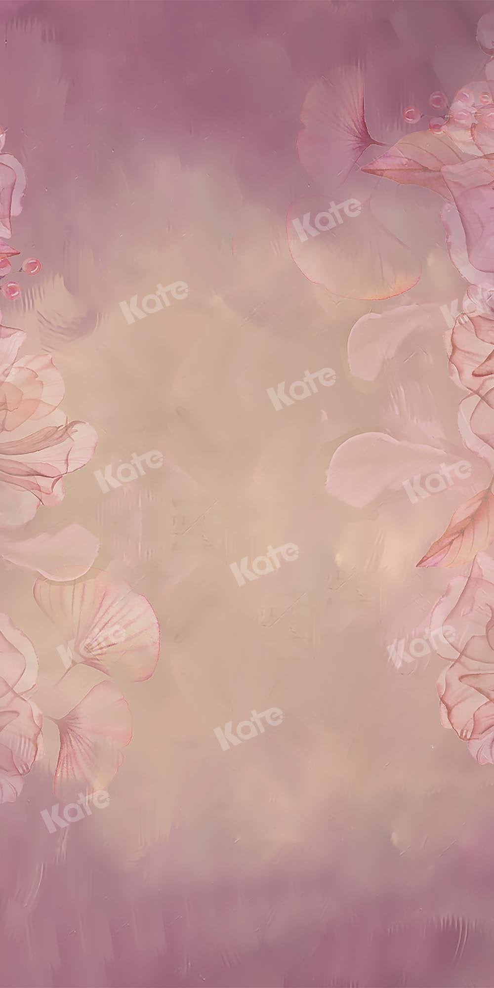 Kate Fine Art Blumen verschwommener rosa Hintergrund von GQ - Kate Backdrop.de