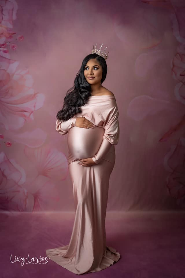 Kate Fine Art Blumen verschwommener rosa Hintergrund von GQ - Kate Backdrop.de