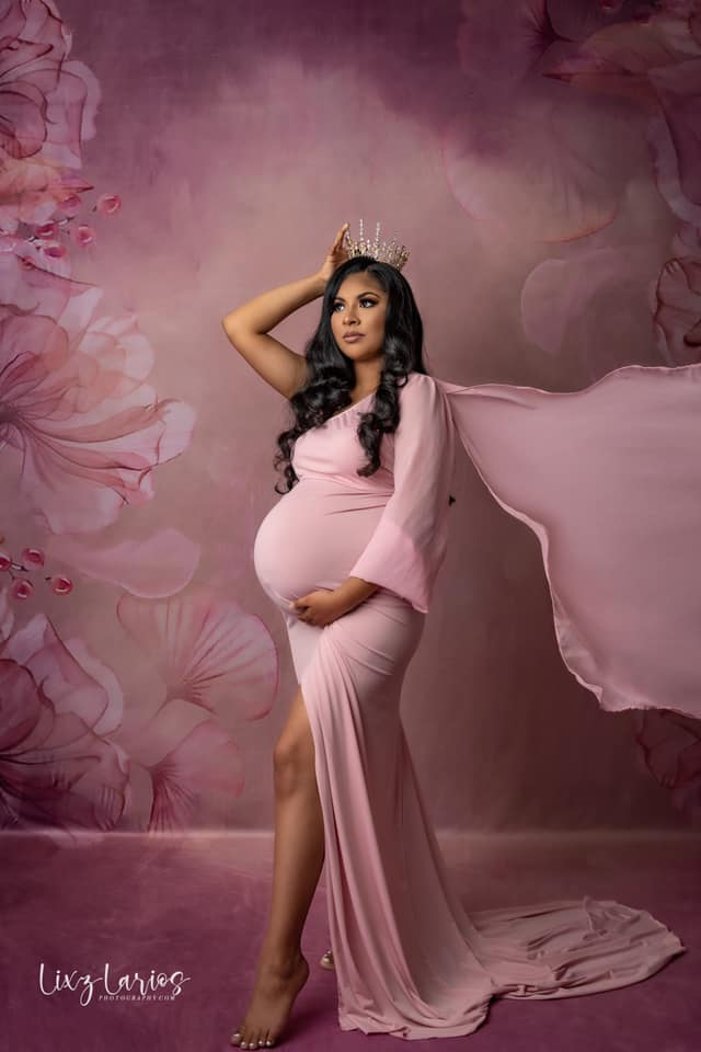 Kate Fine Art Blumen verschwommener rosa Hintergrund von GQ - Kate Backdrop.de