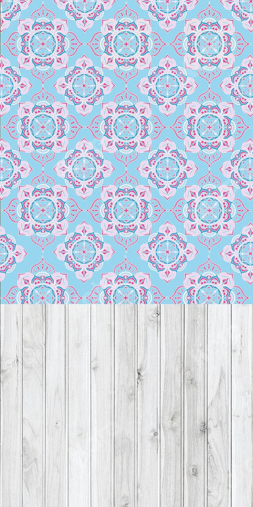 Kate Kombibackdrop Geburtstag Kinder Party Holz Fotohintergrund - Kate Backdrop.de