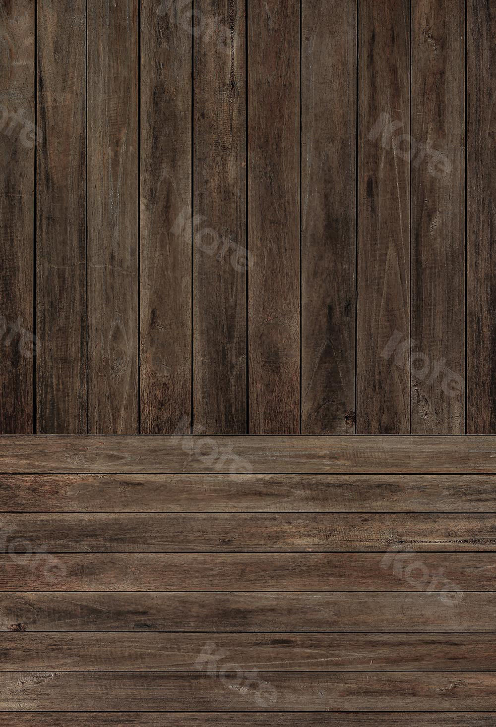 Kate Kombibackdrop retro brauner Holzhintergrund - Kate Backdrop.de