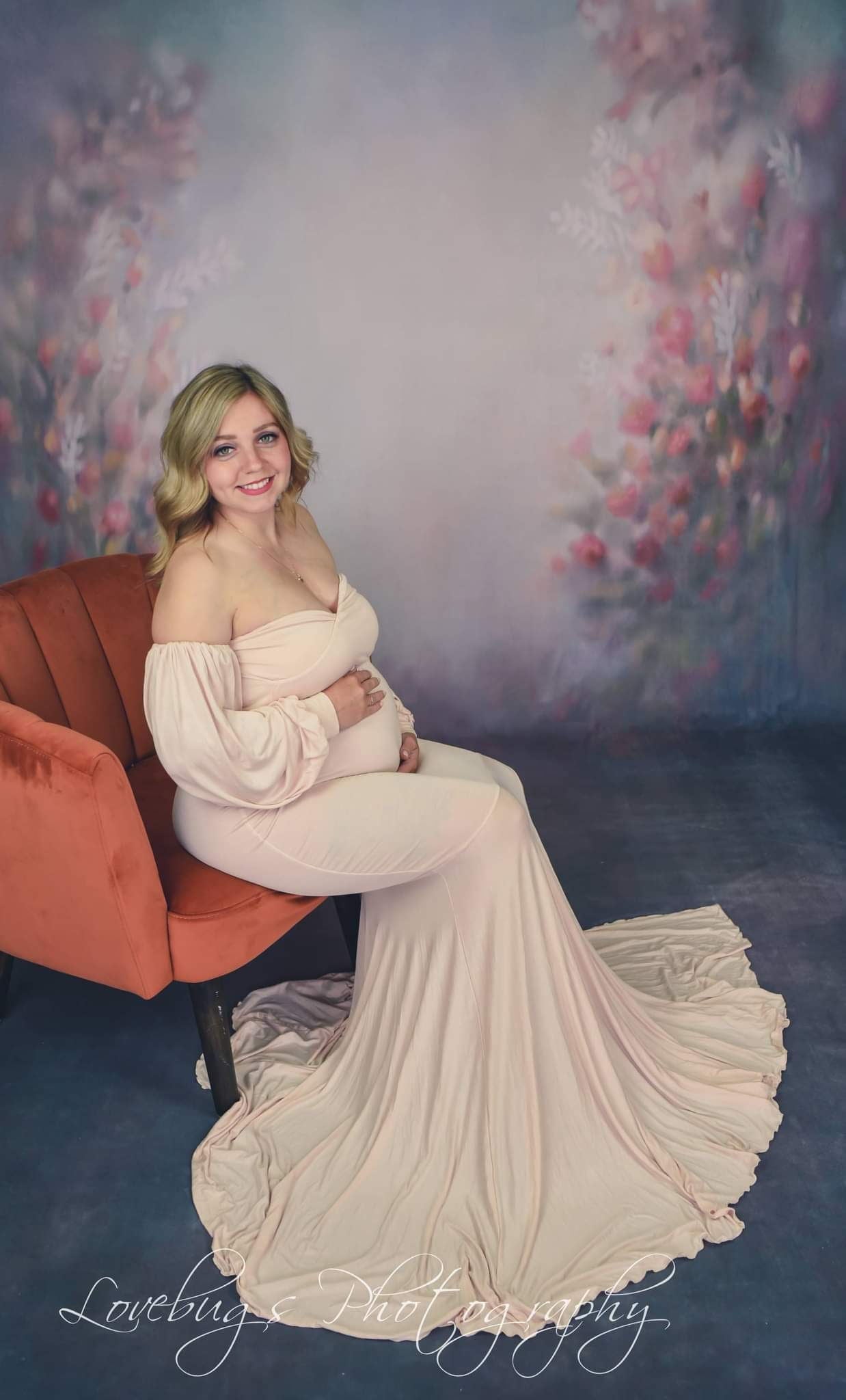 Kate Kombibackdrop retro abstrakte Blumen Hintergrund - Kate Backdrop.de