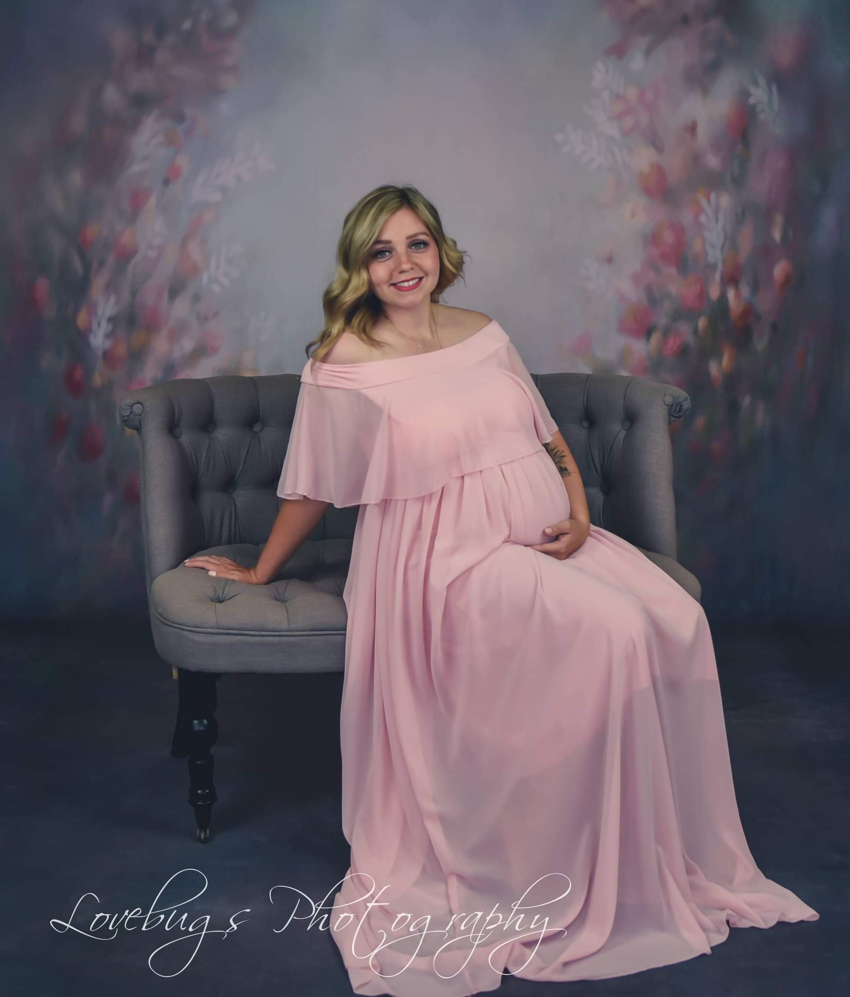 Kate Kombibackdrop retro abstrakte Blumen Hintergrund - Kate Backdrop.de