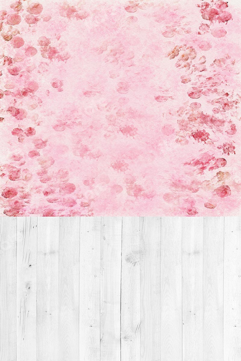 Kate Kombibackdrop Rosa abstrakt Holz Hintergrund - Kate Backdrop.de
