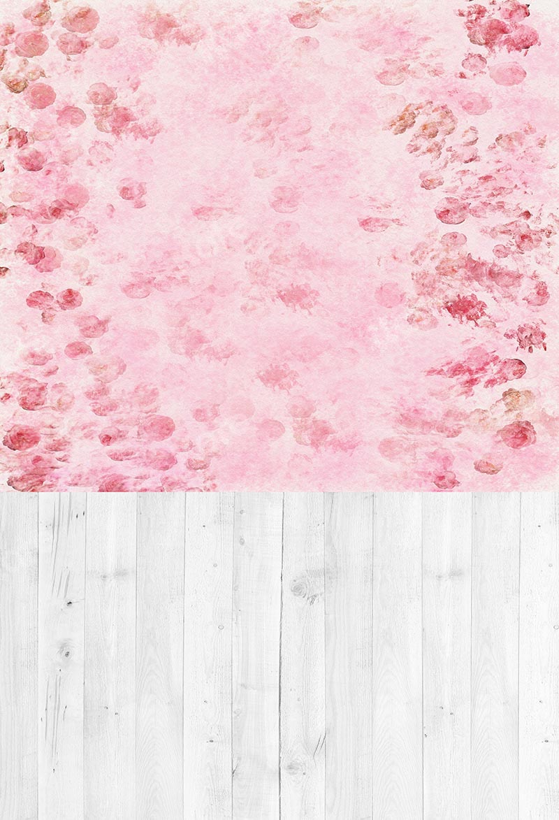 Kate Kombibackdrop Rosa abstrakt Holz Hintergrund - Kate Backdrop.de