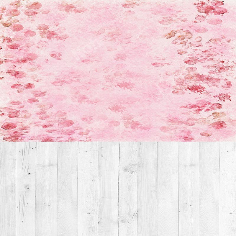 Kate Kombibackdrop Rosa abstrakt Holz Hintergrund - Kate Backdrop.de