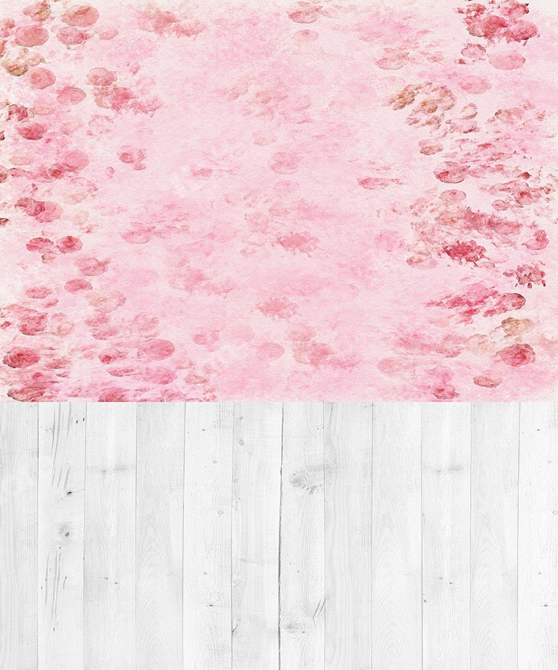 Kate Kombibackdrop Rosa abstrakt Holz Hintergrund - Kate Backdrop.de