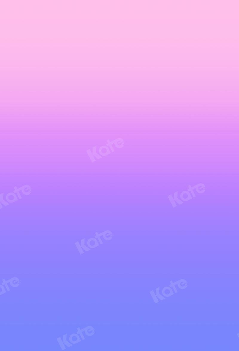 Kate Abstrakter Farbverlauf Rosa zu Blau Hintergrund Ombre - Kate Backdrop.de