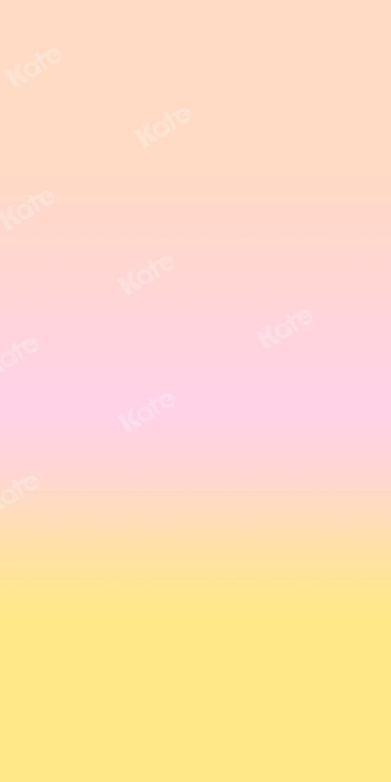 Kate Abstrakter Pfirsich-Farbverlauf-rosa bis gelber Hintergrund Ombre - Kate Backdrop.de