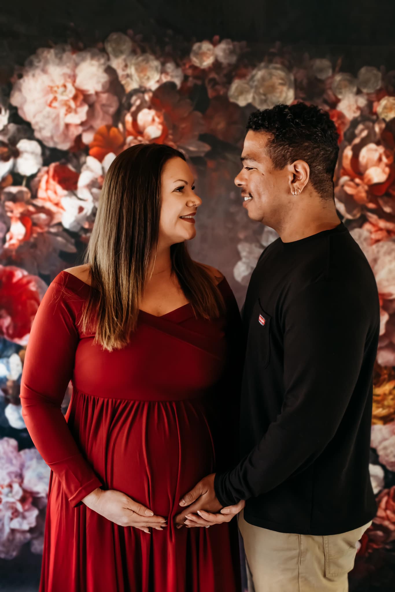 Kate Fine Art Blumen Dunkler Ton Hintergrund Mutter von GQ - Kate Backdrop.de