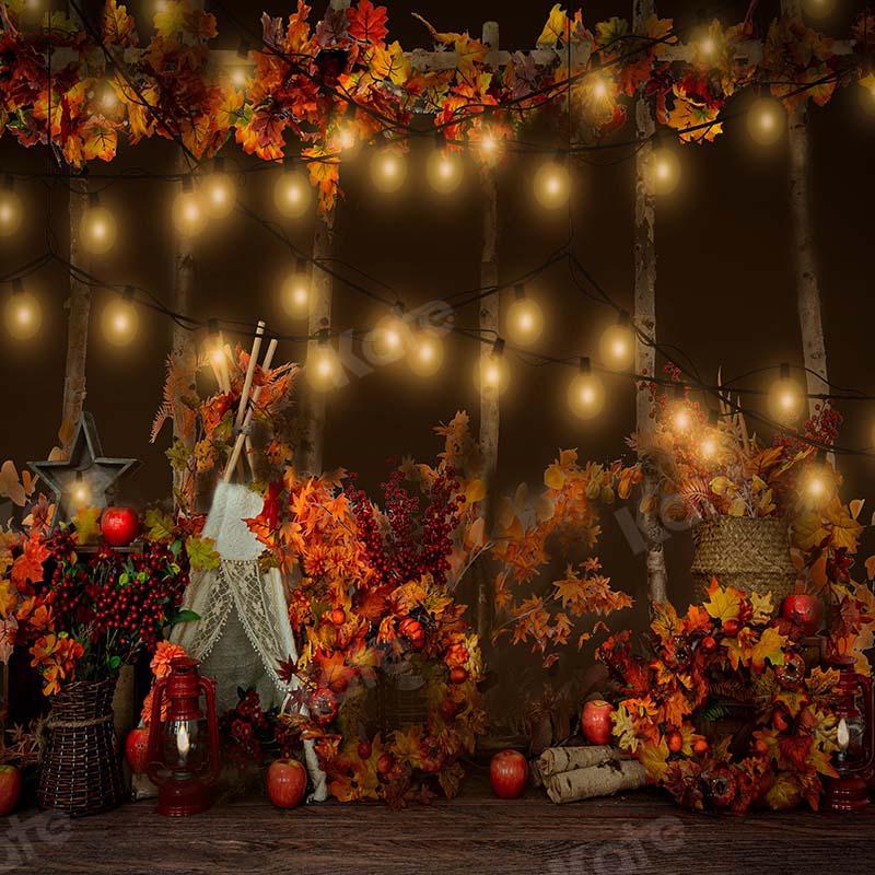 Kate Cake Smash Hintergrund Junggle Camping Herbst Zelt Geburtstag von Emetselch