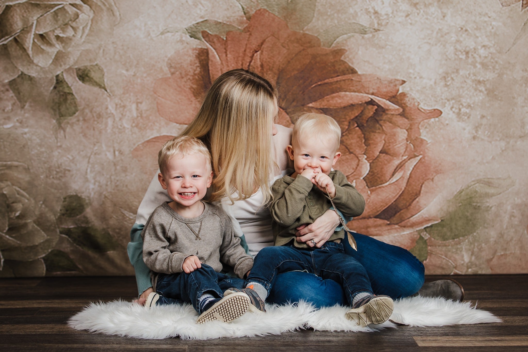 Kate Fine art Retro-Pfingstrosenhintergrund Blume Entworfen von GQ - Kate Backdrop.de