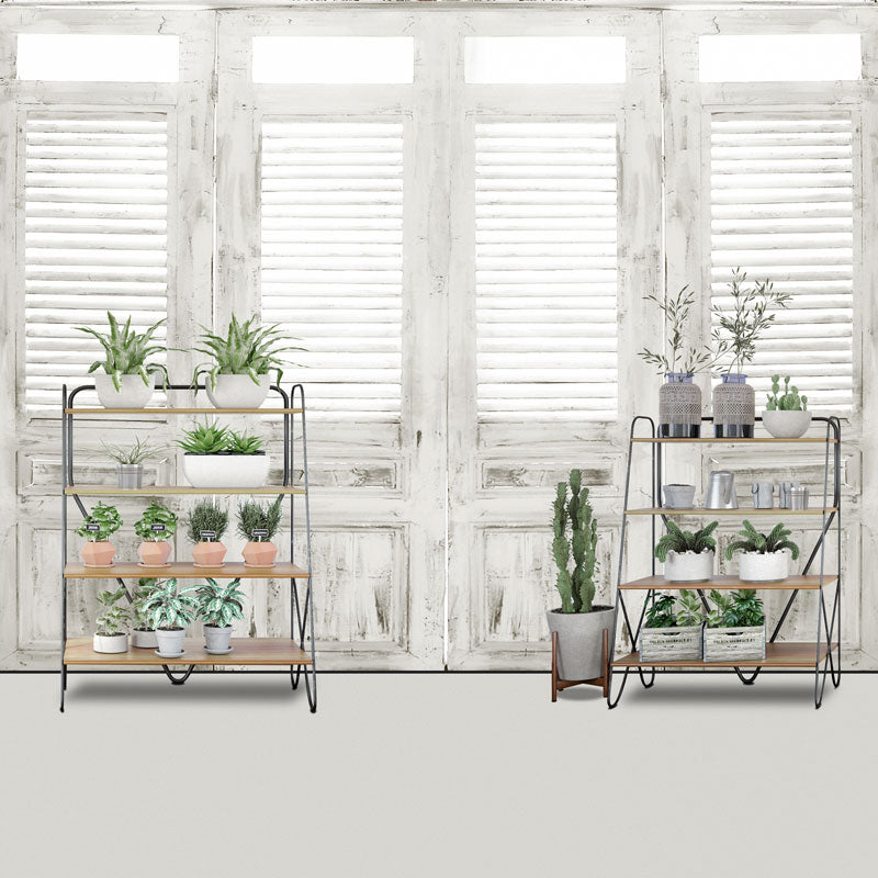 Kate Frühling Tür Fenster grün Fotografie Hintergrund - Kate Backdrop.de