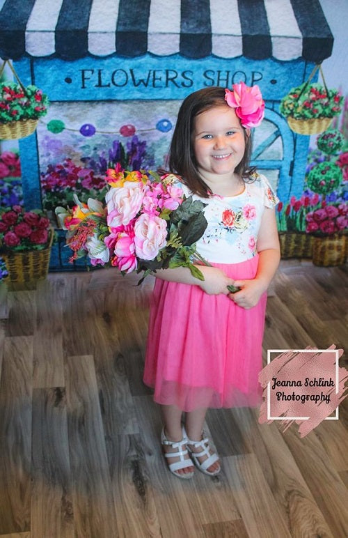 Kate Frühling Blumen Geschäft Hintergrund entworfen von Claire Photography - Kate Backdrop.de