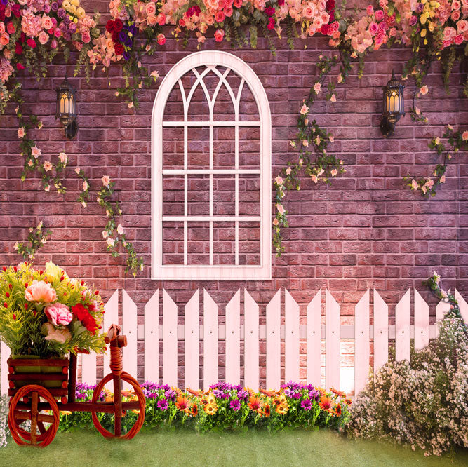 Kate Frühlingsgarten Blumen Hintergrund Entworfen von Victoria - Kate Backdrop.de