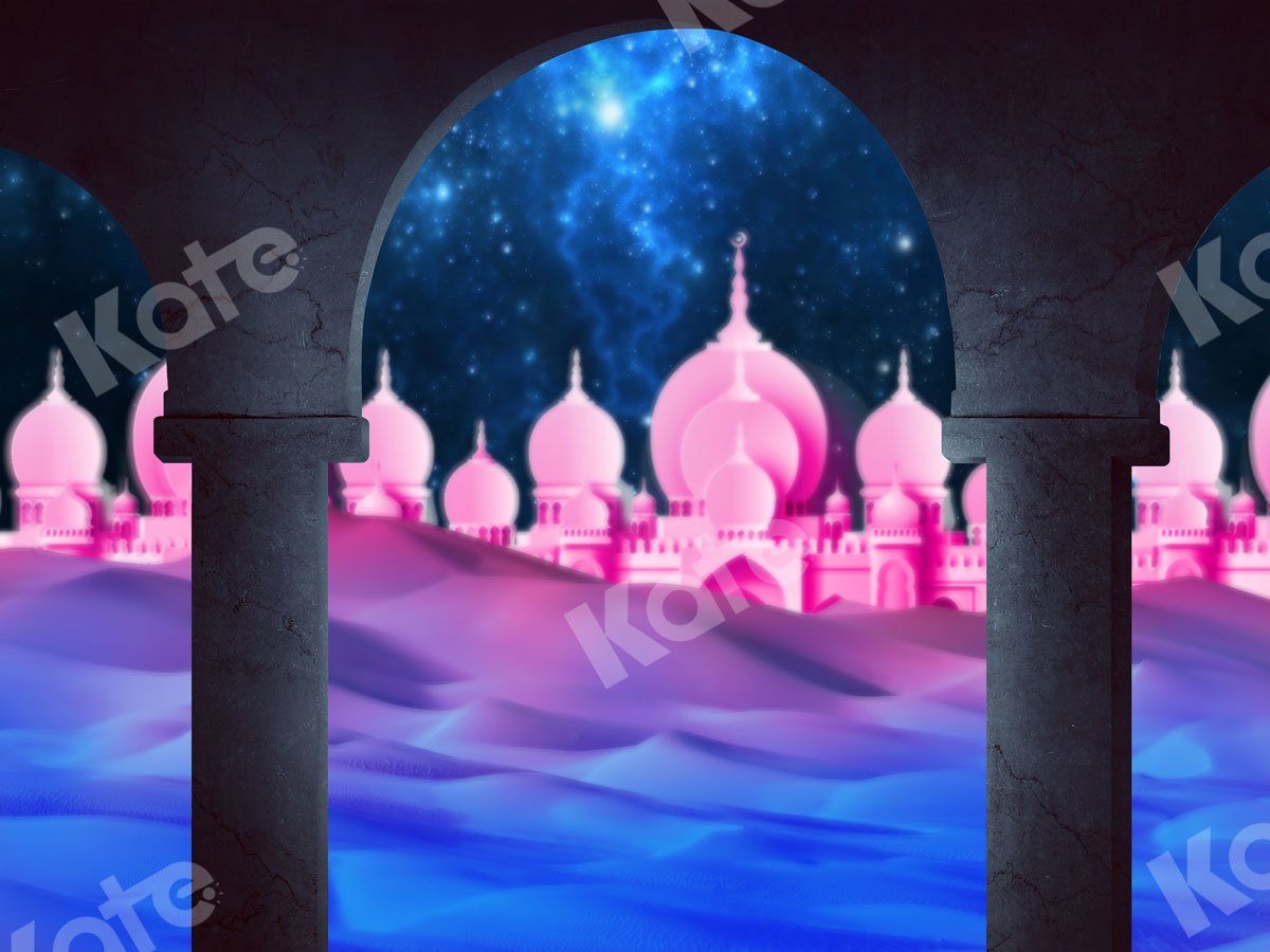 Kate Rosa Schlosshintergrund für Fotografie Entworfen von JS Photography - Kate Backdrop.de