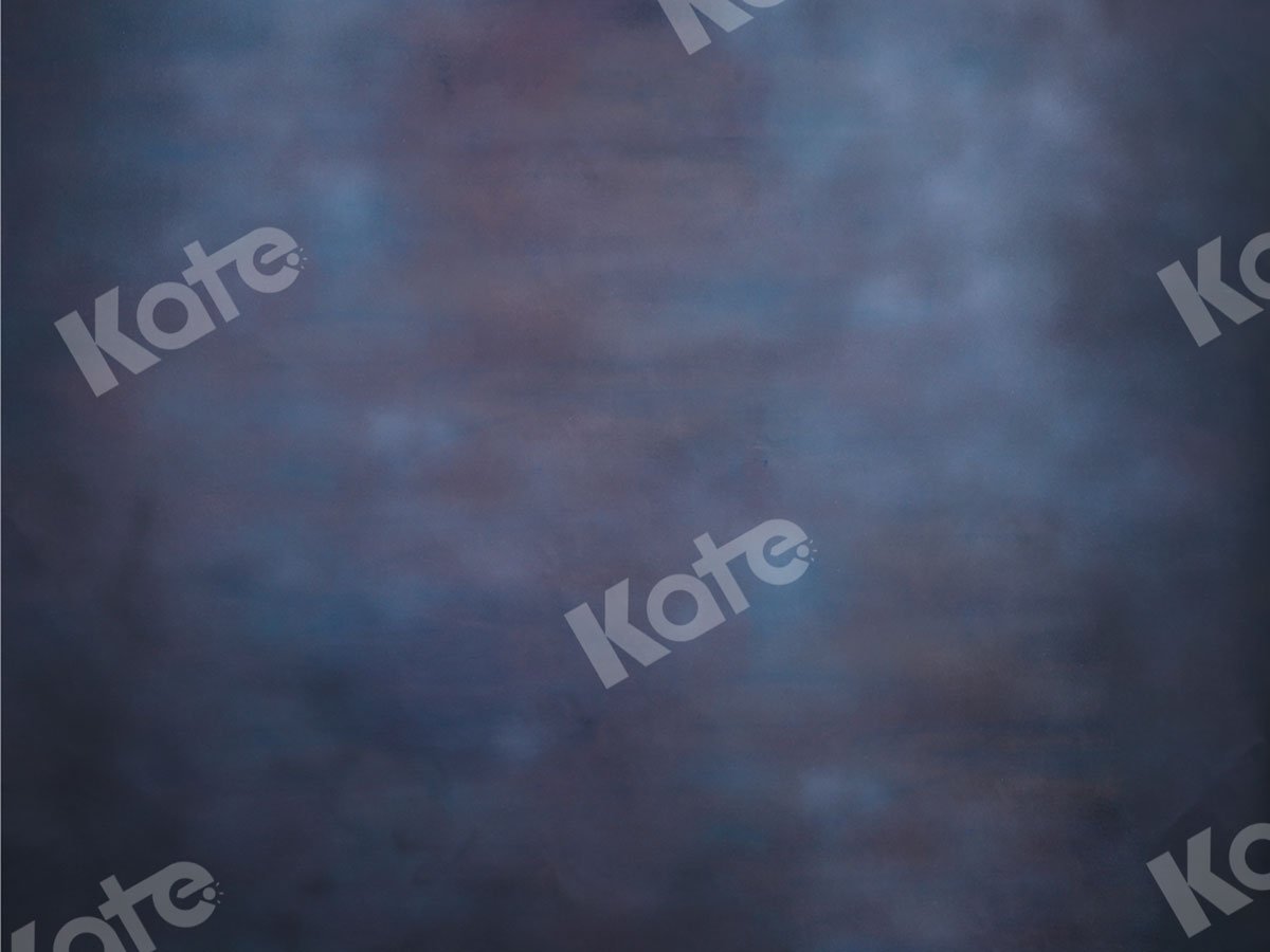 Kate Abstraktes Hintergrund blau mit wenig dunklem Rot von JS Photography - Kate Backdrop.de