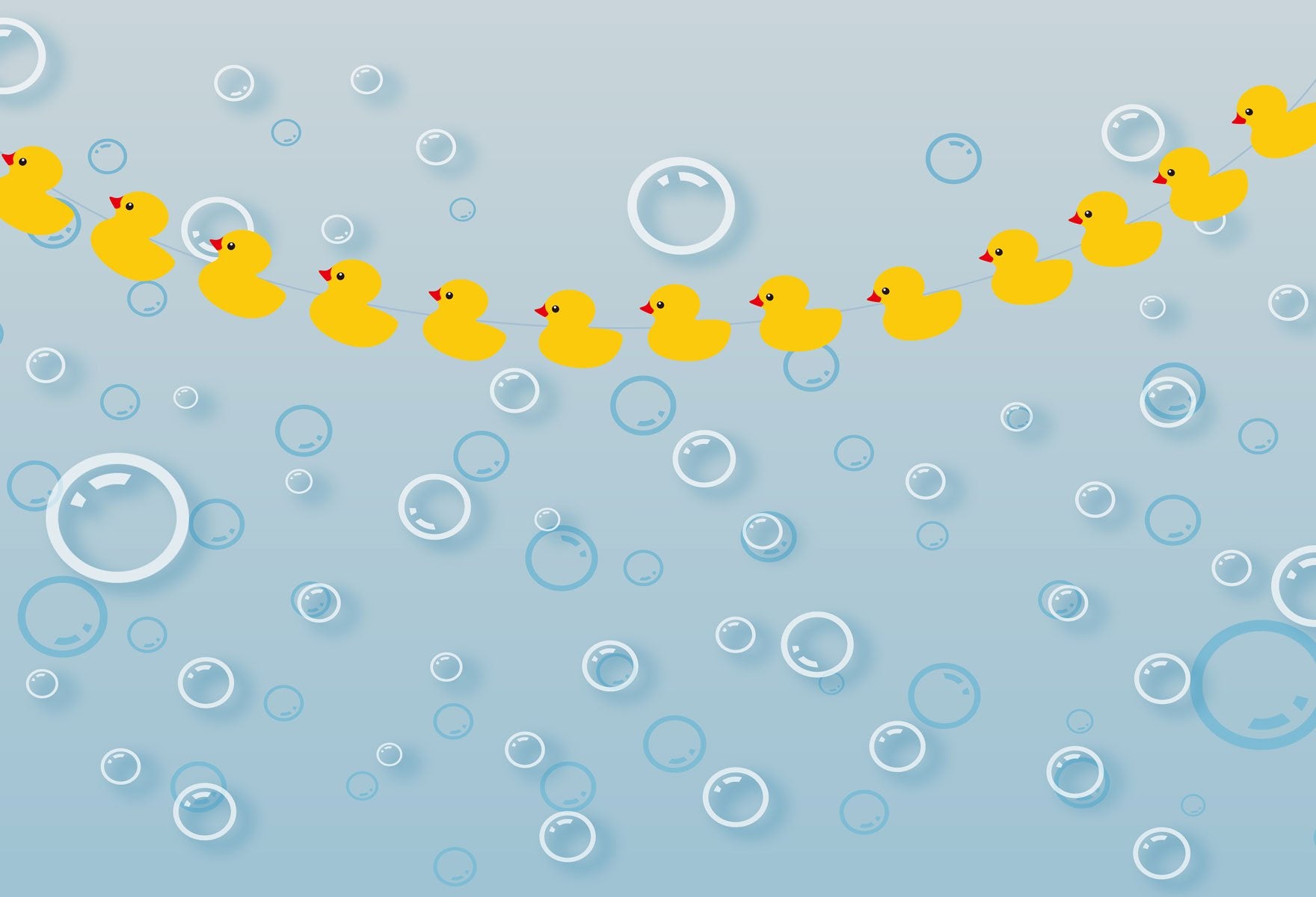 Kate Ducky Bath Sommer Backdrop Bubbles für Splash-Sessions von Jerry_Sina - Kate Backdrop.de