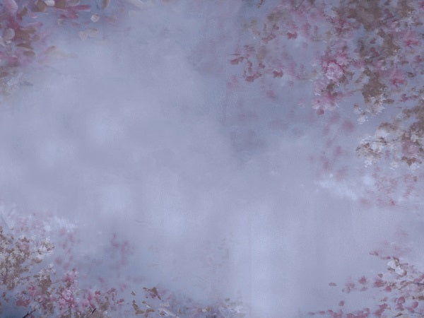 Kate Abstraktes mittleres Lila mit Blumen Hintergrund - Kate Backdrop.de