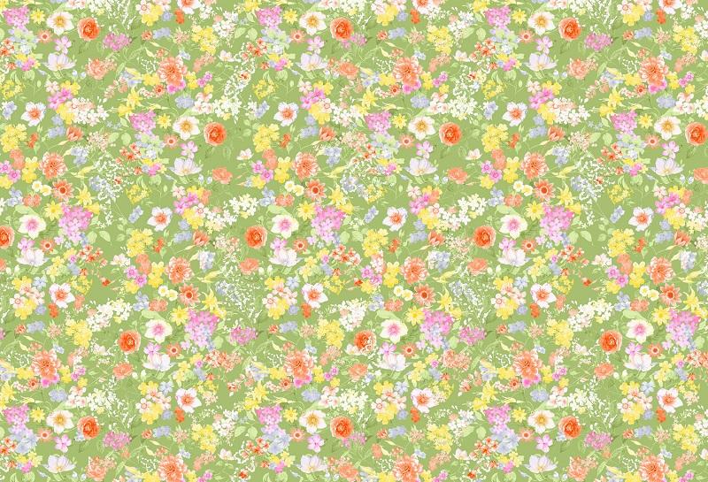 Kate Retro-Blumen-Babyparty-Hintergrund für die Fotografie entworfen von Jerry_Sina - Kate Backdrop.de