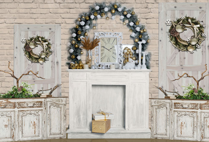 Kate Weihnacht Dekoration Raum Hintergrund Entworfen von Jerry_Sina - Kate Backdrop.de