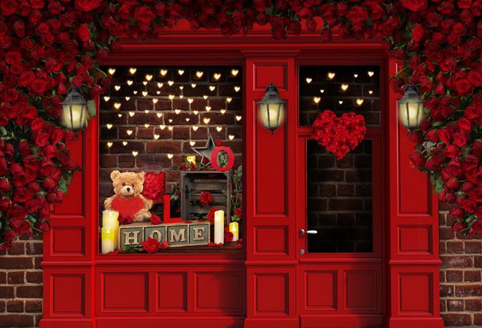 Kate Valentinstag Rose Shop Hintergrund Entworfen von JS Fotografie - Kate Backdrop.de