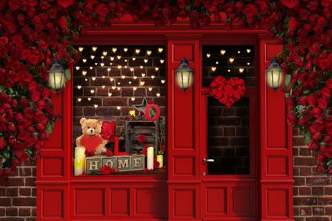 Kate Valentinstag Rose Shop Hintergrund Entworfen von JS Fotografie - Kate Backdrop.de