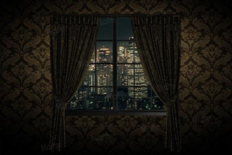 Kate Fenster Retro Stadt Hintergrund von JS Photography - Kate Backdrop.de