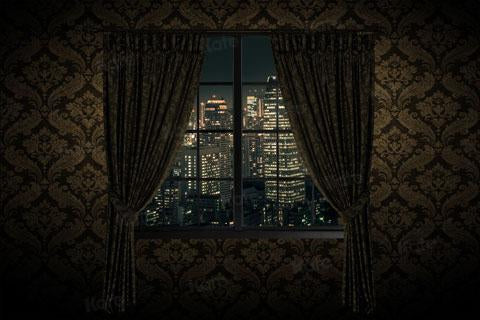 Kate Fenster Retro Stadt Hintergrund von JS Photography - Kate Backdrop.de