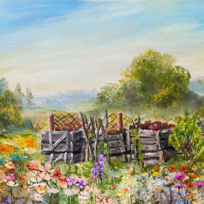 Kate Spring Colorful Flowers Valentinstag-Hintergrund für die Fotografie entworfen von JFCC - Kate Backdrop.de