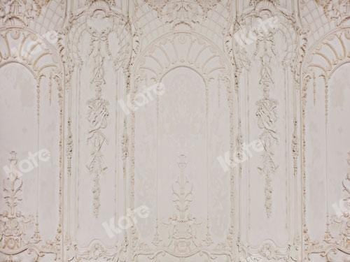 Kate Creme Vintage Wand Hochzeit Hintergrund für Fotografie - Kate Backdrop.de