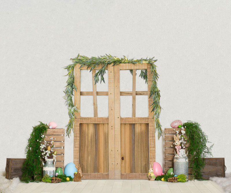 Kate Ostern Tür Frühling Dekoration Hintergrund - Kate Backdrop.de